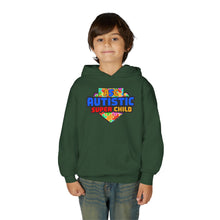 Load image into Gallery viewer, Autistic Super Child Hoodie, Positive Phrases Sweatshirt for Kids, Special Needs Gift, Awareness Apparel, Comfortable Youth Clothing
