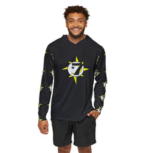 Load image into Gallery viewer, NGE FLAG Men&#39;s Sports Warmup Hoodie, Athletic Pullover, Outdoor Hoodie, Unique Sportswear, Fitness Apparel, Activewear Gift
