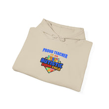 Load image into Gallery viewer, Proud Teacher of an Autistic Super Child Hoodie - Unisex Heavy Blend™ Hooded Sweatshirt, Gift for Educators, Back to School, Teacher Appreciation, Cozy Classroom Wear

