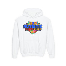Load image into Gallery viewer, Autistic Super Child Hoodie, Positive Phrases Sweatshirt for Kids, Special Needs Gift, Awareness Apparel, Comfortable Youth Clothing

