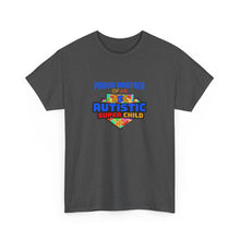Load image into Gallery viewer, Proud Brother of an Autistic Super Child Tee, Gifts for Siblings, Autism Awareness Shirt, Family Matching Tee, Supportive Statement T-Shirt
