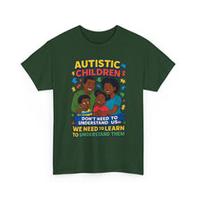 Load image into Gallery viewer, Autistic Children Awareness Tee, Unisex Cotton T-Shirt for Advocacy, Gift for Autism Awareness Month, Supportive Family Shirt, [...]
