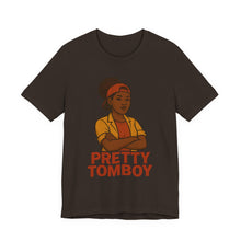 Load image into Gallery viewer, Pretty Tomboy Unisex Jersey Tee, Casual Wear, Graphic Tee, Birthday Gift, Everyday Style, Youth Fashion, Summer Essential
