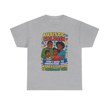 Load image into Gallery viewer, Autistic Children Awareness Tee, Unisex Cotton T-Shirt for Advocacy, Gift for Autism Awareness Month, Supportive Family Shirt, [...]

