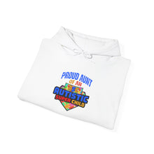 Load image into Gallery viewer, Proud Aunt of an Autistic Super Child Hoodie for Autism Awareness, Gift for Proud Aunts, Cozy Pullover, Child&#39;s Support Sweatshirt, Unique Autism Merchandise
