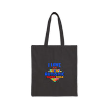 Load image into Gallery viewer, Autistic Super Child Tote Bag, Eco-friendly Shopping Bag, Gift for Parents, Awareness Bag, Reusable Canvas
