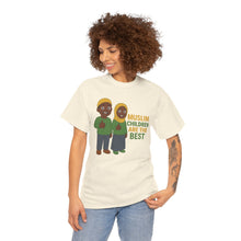 Load image into Gallery viewer, Muslim Children Tee, Unisex Cotton Shirt, Family Gatherings, Gifts for Kids, Ramadan Celebration, Cute Casual Wear
