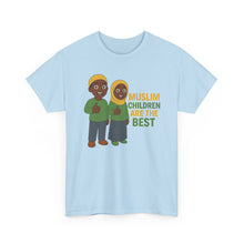 Load image into Gallery viewer, Muslim Children Tee, Unisex Cotton Shirt, Family Gatherings, Gifts for Kids, Ramadan Celebration, Cute Casual Wear
