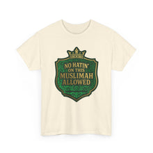 Load image into Gallery viewer, Crown Unisex Heavy Cotton Tee - &#39;No Hatin&#39; On This Muslimah Allowed&#39;, Islamic Pride Shirt, Modest Fashion Top, Gift for Muslim Friends, [...]

