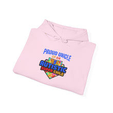 Load image into Gallery viewer, Proud Uncle Autistic Support Hoodie, Unisex Sweatshirt, Autism Awareness Gift, Family Celebration Apparel, Supportive Hoodie
