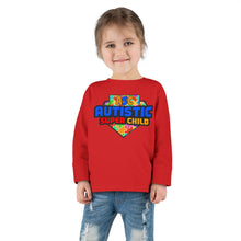 Load image into Gallery viewer, Autistic Super Child Toddler Long Sleeve Tee, Autism Awareness Shirt, Toddler Graphic Tee, Gifts for Special Needs, Cute Kid&#39;s Apparel
