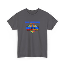 Load image into Gallery viewer, Proud Swim Teacher of An Autistic Super Child Tee | Unisex Heavy Cotton Tee, Autism Awareness Shirt, Gift for Swim Instructors, Family Reunion Gear, Comfortable [...]
