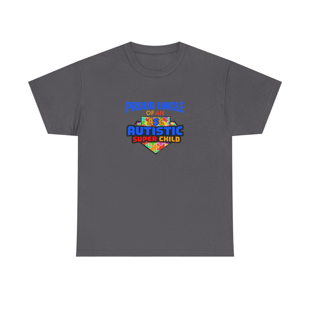 Proud Uncle Tee - Supportive Gift for Autism Awareness, Perfect for Family, Gifts for Uncles, Birthday and Celebrations