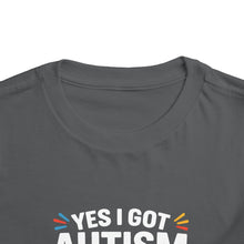 Load image into Gallery viewer, Autism Awareness Toddler Tee, Cute Gift, Puzzle Design, Genius Statement, Short Sleeve Shirt, Family Outing, Playdate
