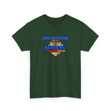 Load image into Gallery viewer, Proud Swim Teacher of An Autistic Super Child Tee | Unisex Heavy Cotton Tee, Autism Awareness Shirt, Gift for Swim Instructors, Family Reunion Gear, Comfortable [...]
