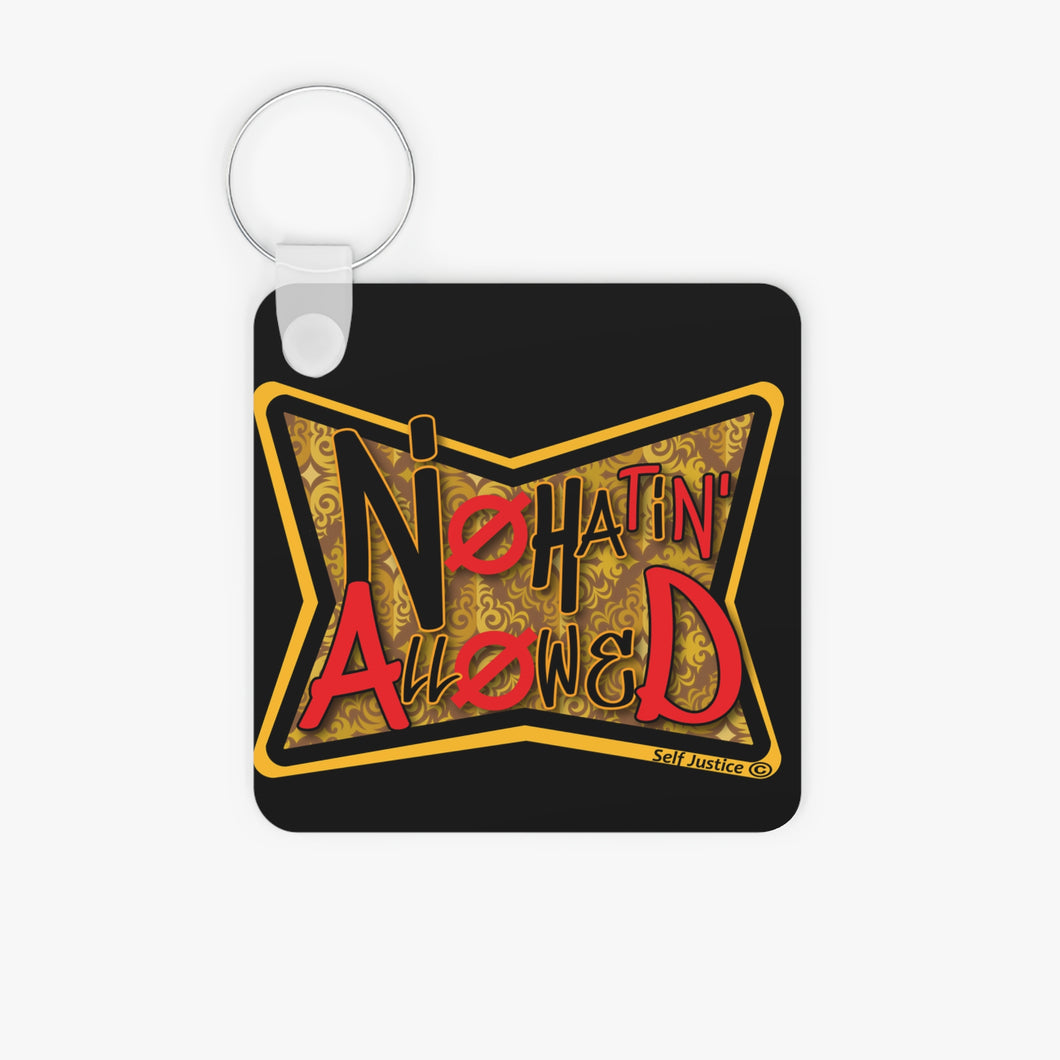 Square Photo Keyring