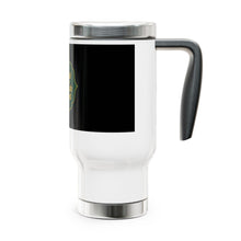 Load image into Gallery viewer, No Hatin’ On This Muslimah Allowed  Travel Mug, 14oz Stainless Steel Coffee Cup, Gift for Muslim Women, Travel Tumbler, Islamic Quote Mug, Unique Holiday Gift
