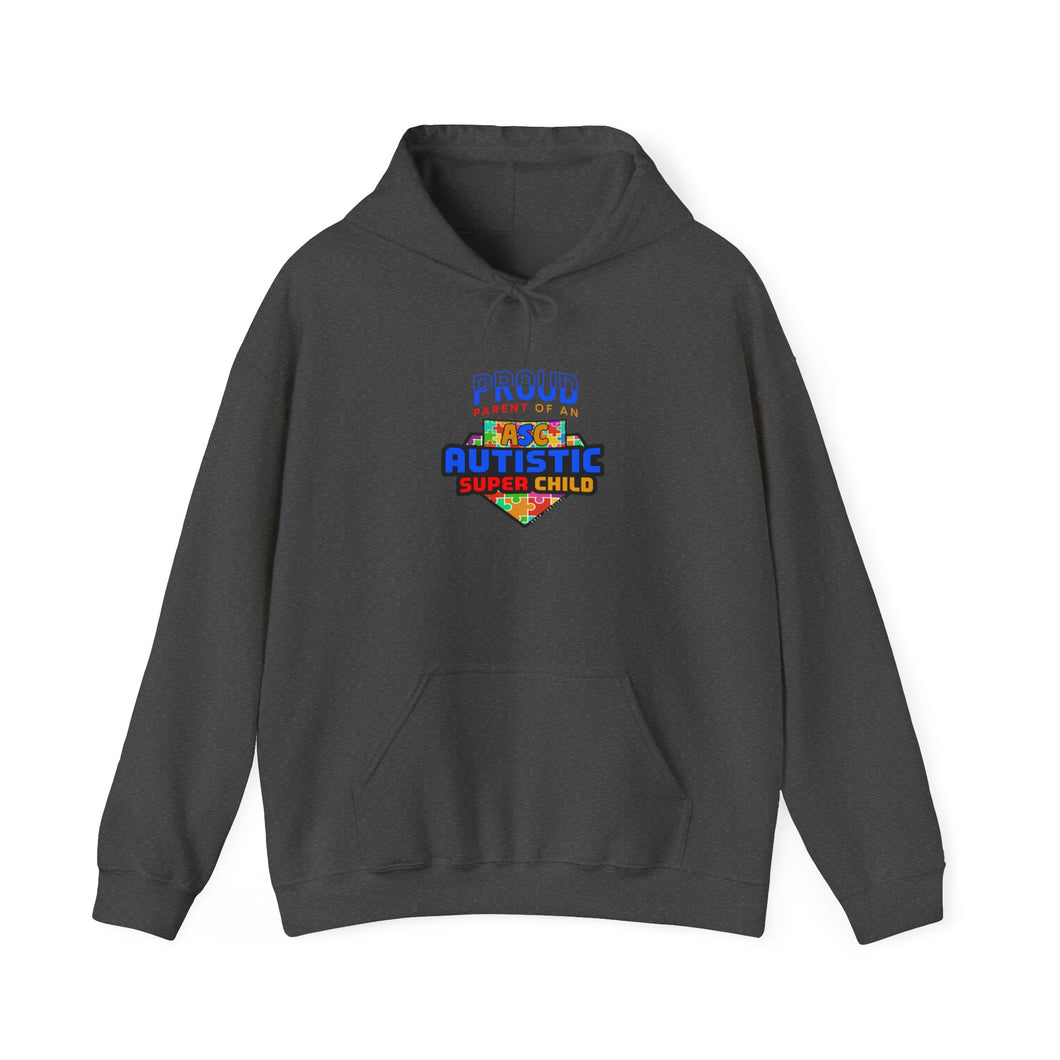Proud PARENT Autistic Super Child Hoodie | Unisex Heavy Blend Sweatshirt for Support and Awareness, Gift for Autism Advocacy, Comfortable and [...]