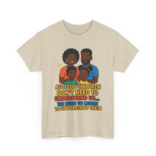 Load image into Gallery viewer, Autism Awareness Unisex Heavy Cotton Tee, Support Autism, Family Love Shirt, Understanding T-Shirt, Gift for Parents, Inclusive Care Wear
