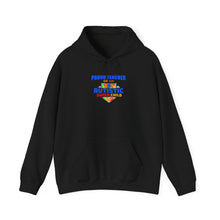 Load image into Gallery viewer, Proud Teacher of an Autistic Super Child Hoodie - Unisex Heavy Blend™ Hooded Sweatshirt, Gift for Educators, Back to School, Teacher Appreciation, Cozy Classroom Wear
