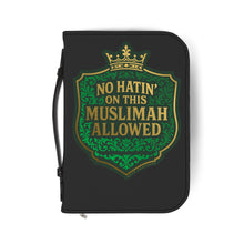 Load image into Gallery viewer, Crown Muslimah Quran Cover, No Hat&#39;in Allowed, Faith-based Gift, Islamic Accessories, Religious
