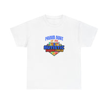 Load image into Gallery viewer, Proud Aunt of Autistic Super Child Unisex Heavy Cotton Tee, Autism Awareness Gift, Family Pride Shirt, Supportive Graphic Tee, Thoughtful Present for Aunts
