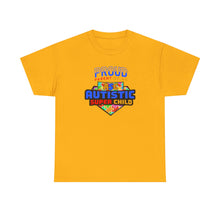 Load image into Gallery viewer, Proud Parent of an Autistic Super Child Tee, Autism Awareness Apparel, Unisex T-Shirt, Gift for Parents, Supportive Parent Shirt, [...]
