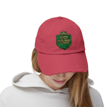Load image into Gallery viewer, Crown Unisex Distressed Cap with &#39;No&#39;Hatin&#39; On This Muslimah Allowed&#39; Design, Trendy Hat for Everyday Wear, Gift for Muslim Women, Casual [...]
