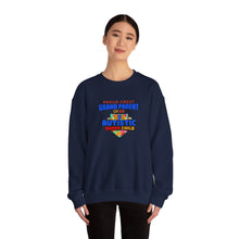 Load image into Gallery viewer, Proud Great Grandparent Sweatshirt, Unisex Crewneck, Autism Awareness Gift, Family Bond, Cozy Pullover, Special Needs Support
