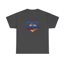 Load image into Gallery viewer, Proud Brother of an Autistic Super Child Tee, Gifts for Siblings, Autism Awareness Shirt, Family Matching Tee, Supportive Statement T-Shirt

