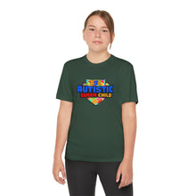 Load image into Gallery viewer, Autistic Super Child Tee | Youth T-Shirt for Autism Awareness, Support &amp; Inclusion
