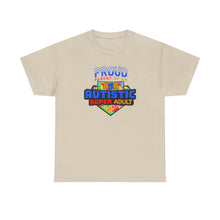 Load image into Gallery viewer, Proud Parent of an Autistic Super ADULT Tee, Autism Awareness Apparel, Unisex T-Shirt, Gift for Parents, Supportive Parent Shirt, [...]
