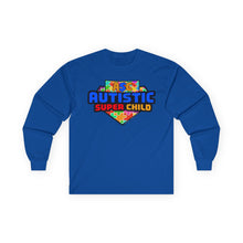 Load image into Gallery viewer, Autistic Super Child Long Sleeve Tee - Unisex Gift for Autism Awareness, Supportive T-Shirt, Playful Apparel, Perfect for Every Day
