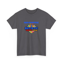 Load image into Gallery viewer, Proud Grandparent of an Autistic Super Child Tee, Autism Awareness Shirt, Gift for Grandparents, Supportive Parent T-Shirt, Family Celebration Wear, Special [...]
