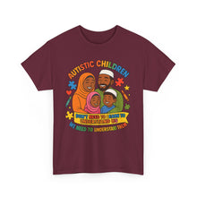 Load image into Gallery viewer, Muslim Autism Family Unisex Heavy Cotton Tee
