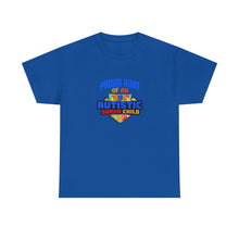Load image into Gallery viewer, Proud Aunt of Autistic Super Child Unisex Heavy Cotton Tee, Autism Awareness Gift, Family Pride Shirt, Supportive Graphic Tee, Thoughtful Present for Aunts

