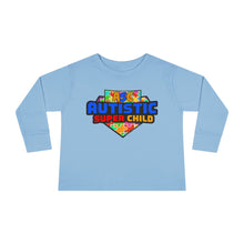 Load image into Gallery viewer, Autistic Super Child Toddler Long Sleeve Tee, Autism Awareness Shirt, Toddler Graphic Tee, Gifts for Special Needs, Cute Kid&#39;s Apparel
