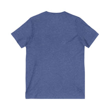 Load image into Gallery viewer, Proud Sisterof an Autistic Super Child V-Neck Tee - Unisex Short Sleeve Shirt for Autism Awareness, Supportive Gift for Special Needs Siblings, Casual Everyday Wear
