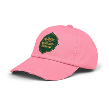 Load image into Gallery viewer, Unisex Distressed Cap with &#39;No&#39;Hatin&#39; On This Muslimah Allowed&#39; Design, Trendy Hat for Everyday Wear, Gift for Muslim Women, Casual [...]
