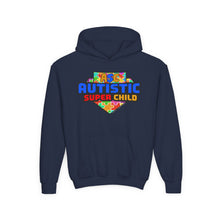 Load image into Gallery viewer, Autistic Super Child Hoodie, Positive Phrases Sweatshirt for Kids, Special Needs Gift, Awareness Apparel, Comfortable Youth Clothing
