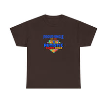 Load image into Gallery viewer, Proud Uncle Tee - Supportive Gift for Autism Awareness, Perfect for Family, Gifts for Uncles, Birthday and Celebrations
