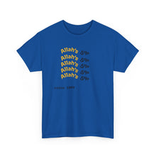 Load image into Gallery viewer, Allah&#39;s 5% Unisex Heavy Cotton Tee, Spiritual Graphic Shirt, Casual Everyday Wear, Gift for Faith Lovers, Comfortable Summer Tee
