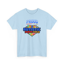 Load image into Gallery viewer, Proud Parent of an Autistic Super Child Tee, Autism Awareness Apparel, Unisex T-Shirt, Gift for Parents, Supportive Parent Shirt, [...]
