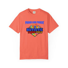 Load image into Gallery viewer, Proud God Parent Autistic Super Child  T-shirt, Unisex Graphic Tee, Gift for Special Needs Supporters, Inspirational Shirt for Parents, Family of [...]
