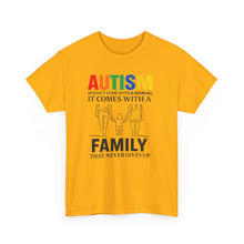 Load image into Gallery viewer, Autism Awareness Tee, Family Support Shirt, Unisex Heavy Cotton Tee, Gift for Family, Special Needs Advocate Apparel
