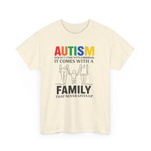 Load image into Gallery viewer, Autism Awareness Tee, Family Support Shirt, Unisex Heavy Cotton Tee, Gift for Family, Special Needs Advocate Apparel
