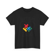 Load image into Gallery viewer, Autism Dad Unisex Heavy Cotton Tee | Supportive Gift for Fathers | Family, Awareness, Love, Encouragement, Puzzle Pieces
