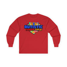 Load image into Gallery viewer, Autistic Super Child Long Sleeve Tee - Unisex Gift for Autism Awareness, Supportive T-Shirt, Playful Apparel, Perfect for Every Day
