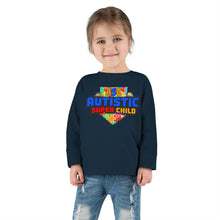 Load image into Gallery viewer, Autistic Super Child Toddler Long Sleeve Tee, Autism Awareness Shirt, Toddler Graphic Tee, Gifts for Special Needs, Cute Kid&#39;s Apparel

