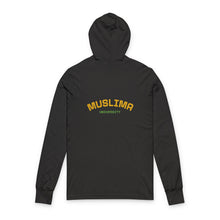 Load image into Gallery viewer, Muslima Empowering Message Hoodie, Inspirational Long Sleeve Tee, Unisex Motivational Shirt, Cozy Casual Wear, Gift for Women
